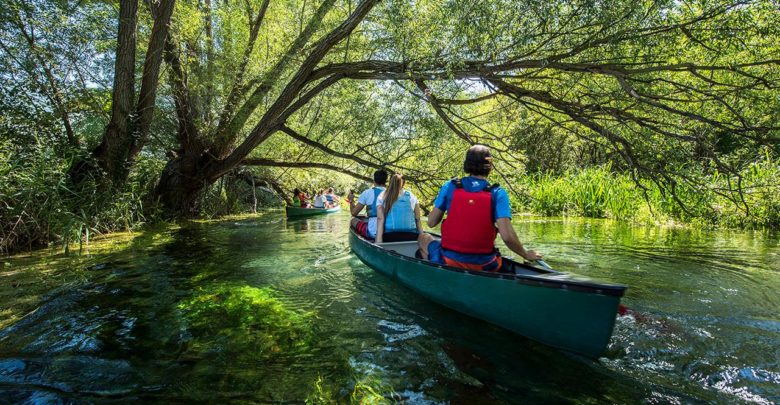 escursione canoa tirino