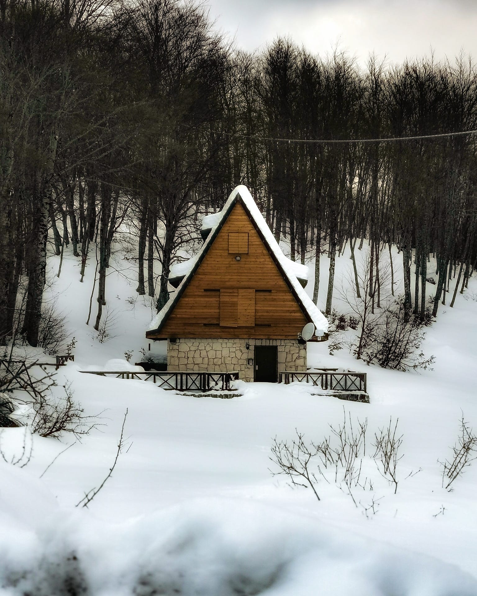 prati di tivo casa nel bosco