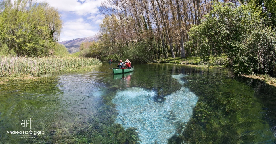 Abruzzo. Siete già stati in canoa nel "Cuore" della Valle del Tirino a Capestrano (AQ)?
