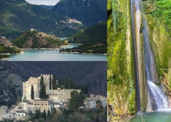 Itinerario in Lazio. La Magia di una possente Rocca, la Bellezza di un Lago e il fragore di una Cascata