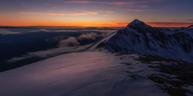 Tramonto al Rifugio Duca degli Abruzzi - Campo Imperatore