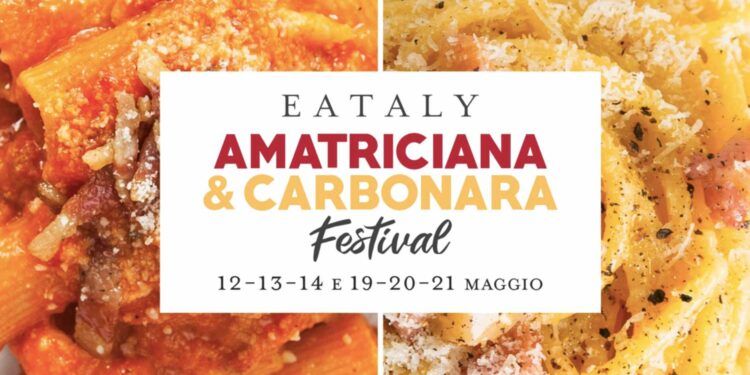 Roma. Amatriciana & Carbonara Festival, ecco le date