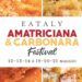 Roma. Amatriciana & Carbonara Festival, ecco le date