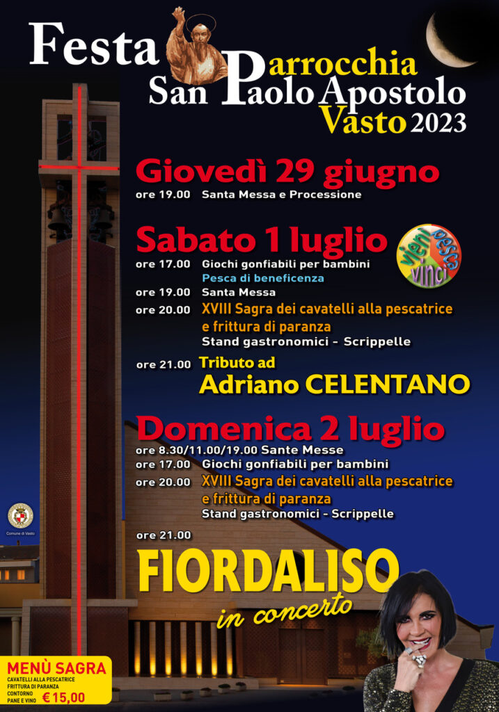 festa san paolo apostolo 2023 vasto