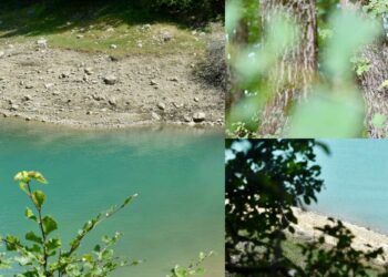 lago montagna spaccata