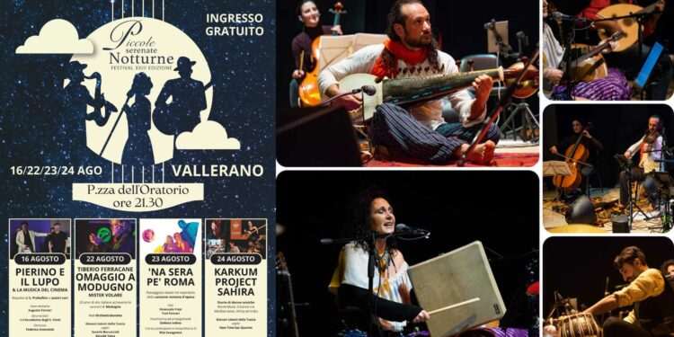 Torna a Vallerano il 23 ° Festival Piccole Serenate Notturne. Ingresso gratuito