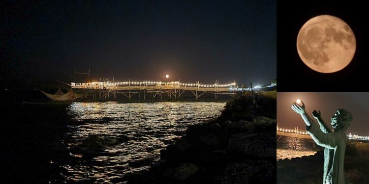 superluna costa dei trabocchi