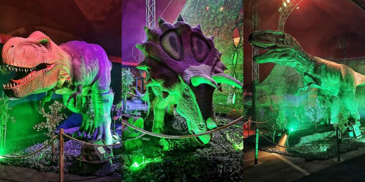 Arriva anche a Milano Segrate la mostra “Dinosauri in città” con esemplari robotizzati e a grandezza naturale