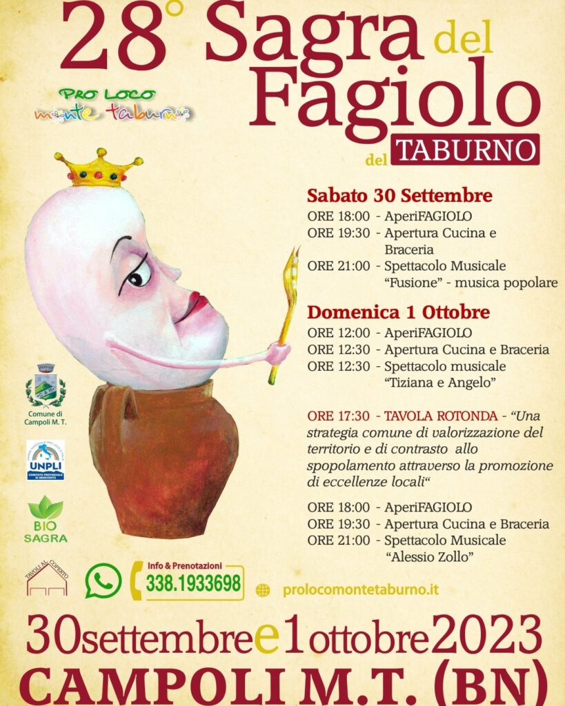 Sagra del Fagiolo del Taburno programma