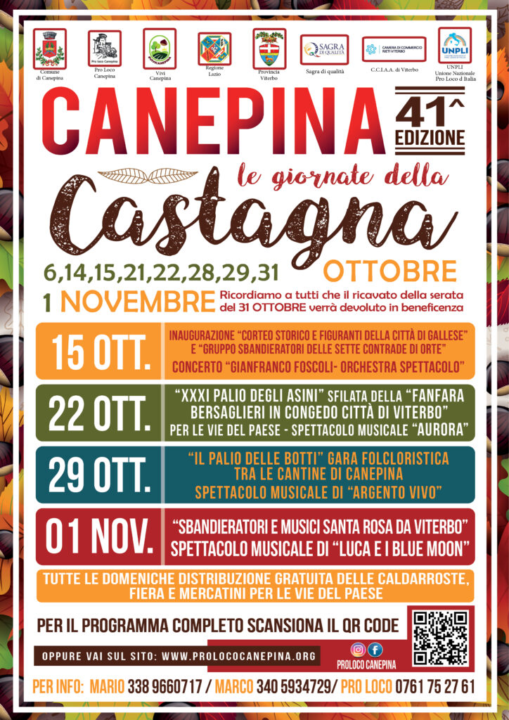 sagra castagne canepina