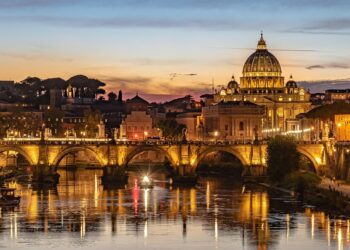 tevere e san pietro