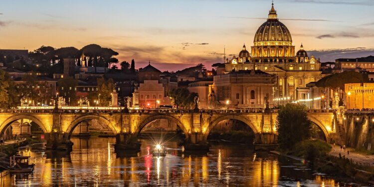 tevere e san pietro