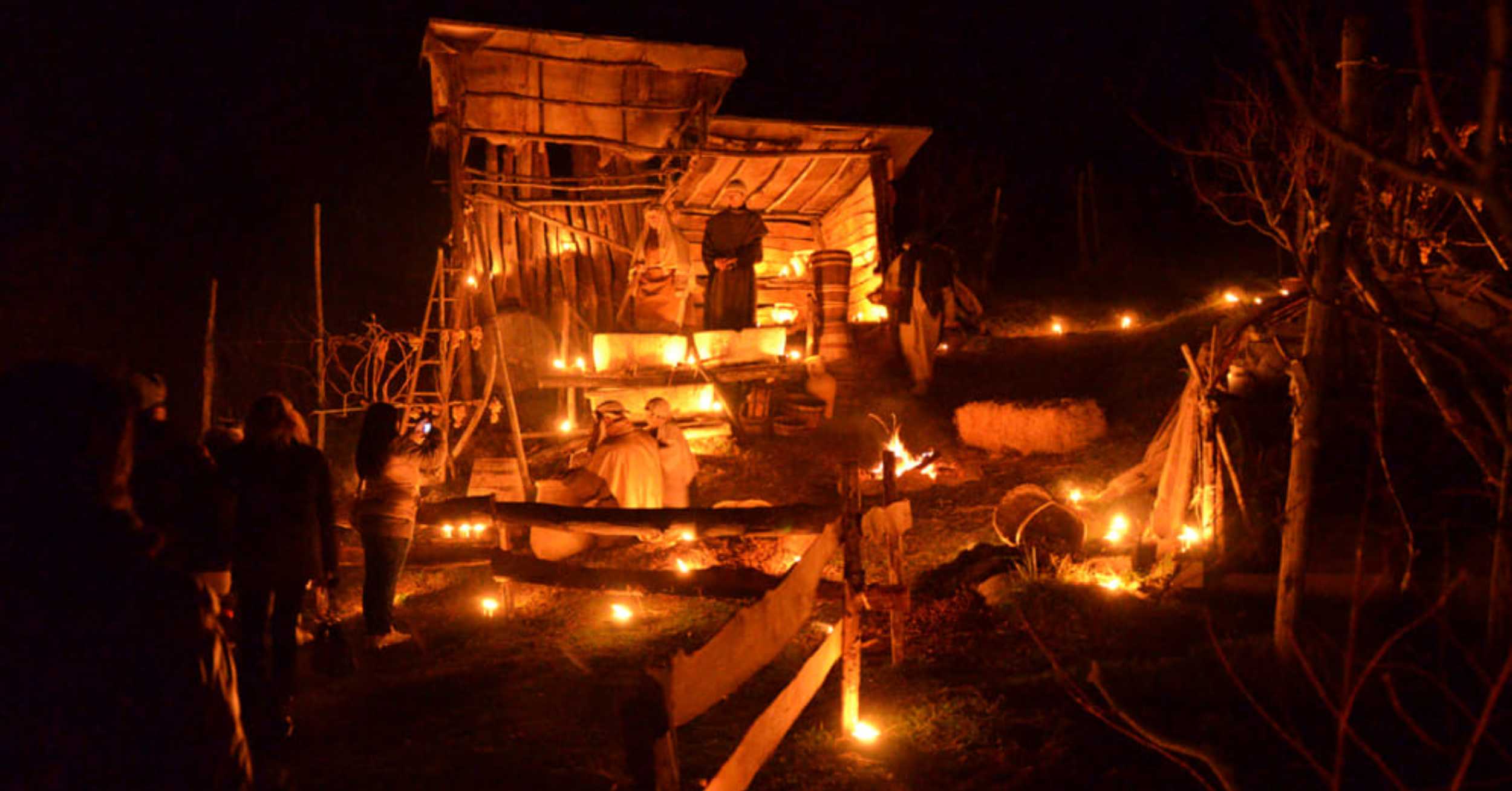 Monterchi AR il Presepe Vivente nel paese di Piero della