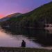 tramonto lago di scanno