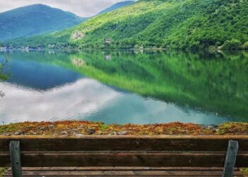 Panchina sul Lago di Scanno