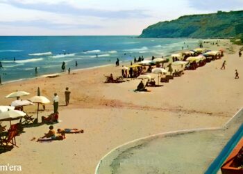 lido riccio di Ortona negli anni 60