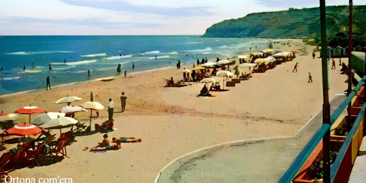 lido riccio di Ortona negli anni 60