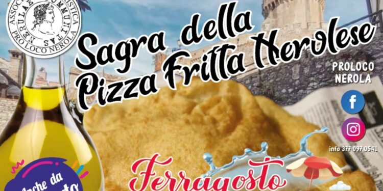 sagra pizza fritta nerola