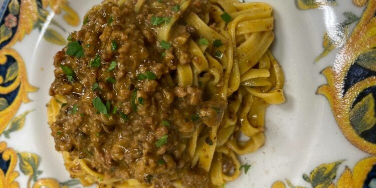 le mura del cassero fettuccina al ragu