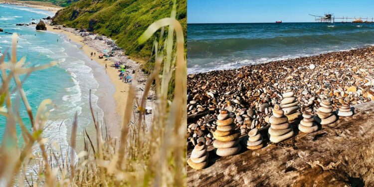 spiaggia punta aderci e dei libertini