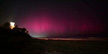 aurora boreale torre di cerrano