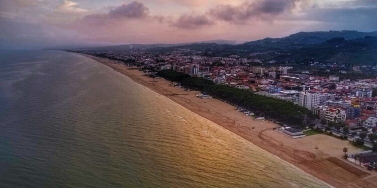 tramonto alba adriatica