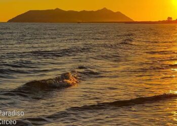 tramonto circeo da terracina