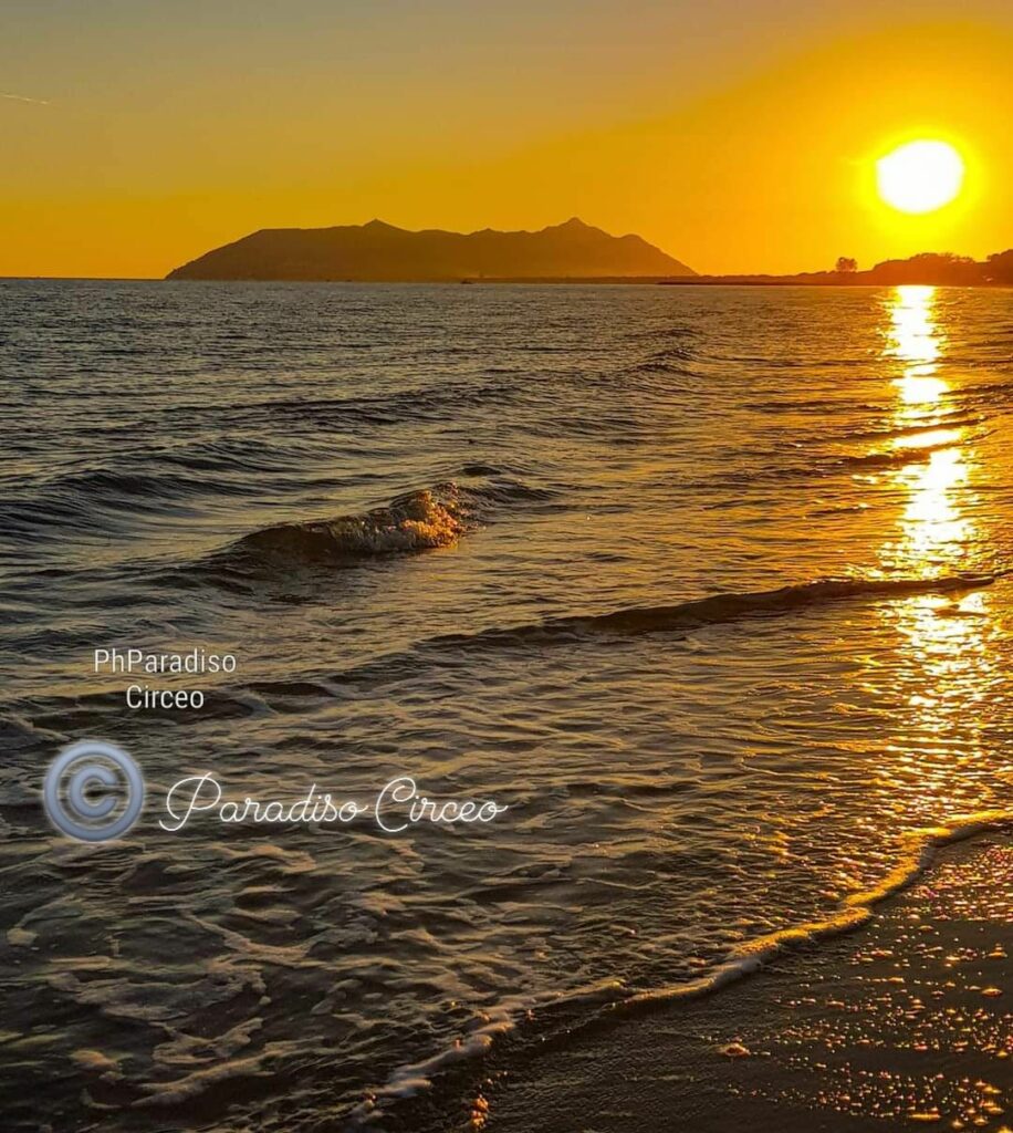 tramonto circeo da terracina