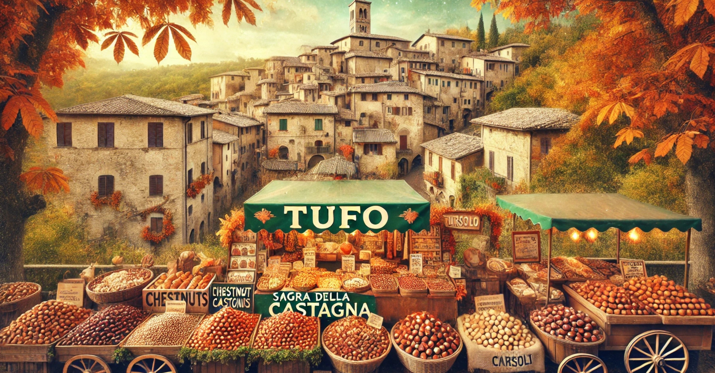 tufo di carsoli sagra castagna 2024