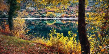 lago di scanno autunno