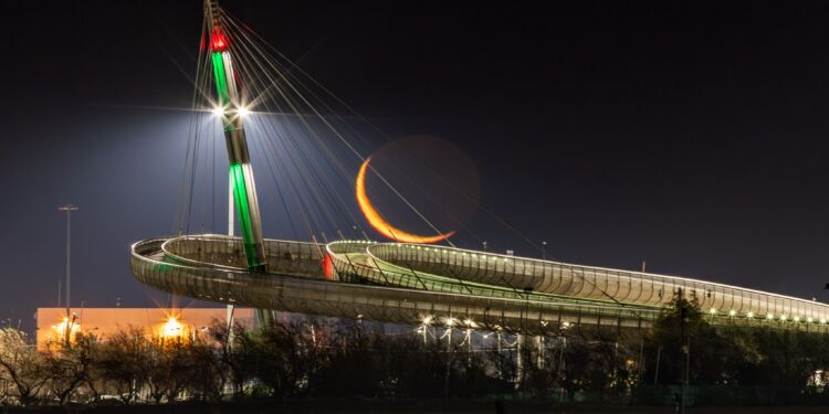 L'ultima luna del 2024. Ponte del Mare Pescara