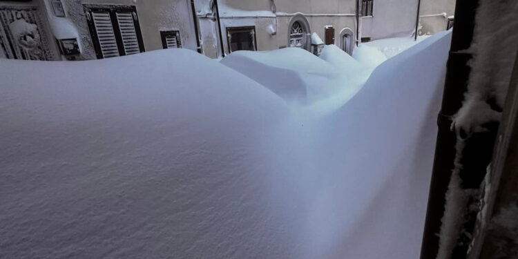 campo di giove nevicata record