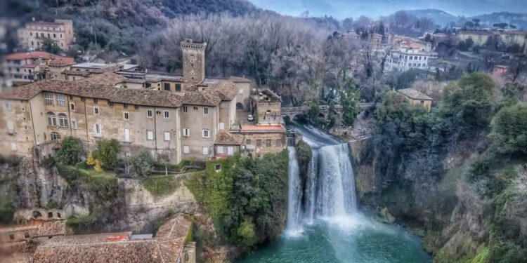 cascata grande isola del liri