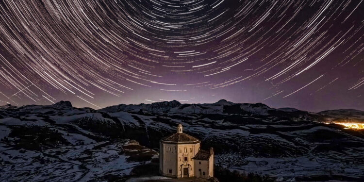 rocca calascio ruota stelle